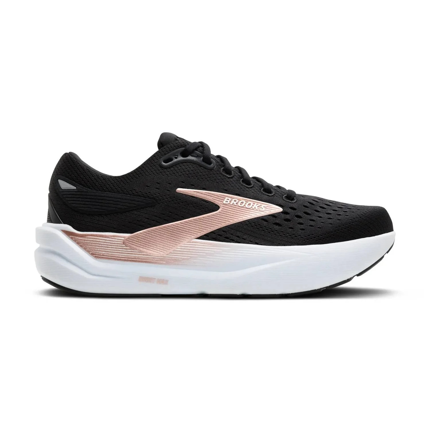 Women's Ghost Max 3 Shoe In Black/black/rose Gold | Shop Simon
