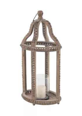Monroe Lane Farmhouse Reclaimed Wood Candle Lantern | Belk