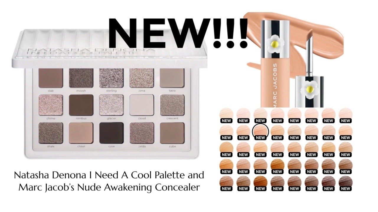New! Natasha Denona I Need  A Cool Palette and Marc Jacob’s Nude Awakening Concealer.  Out now in Sephora!

#LTKBeauty #LTKOver40