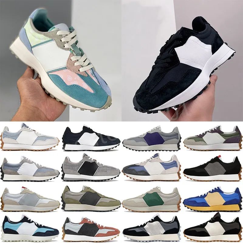 N 327 sneakers Mens Sports Shoes white Navy running shoes blue light camel white grass green sea ... | DHGate