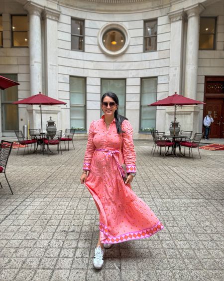Happy Saturday! ☀️

Tell me something fun you are doing this weekend ⬇️

Wore this lightweight maxi in NYC and it’s still available in a full size run! 

#satudayfunday #maxidresses #modestdressing #shopbop #shopbopstyle #prettyinpink #printeddress #nycstyles

#LTKMidsize #LTKSeasonal #LTKStyleTip