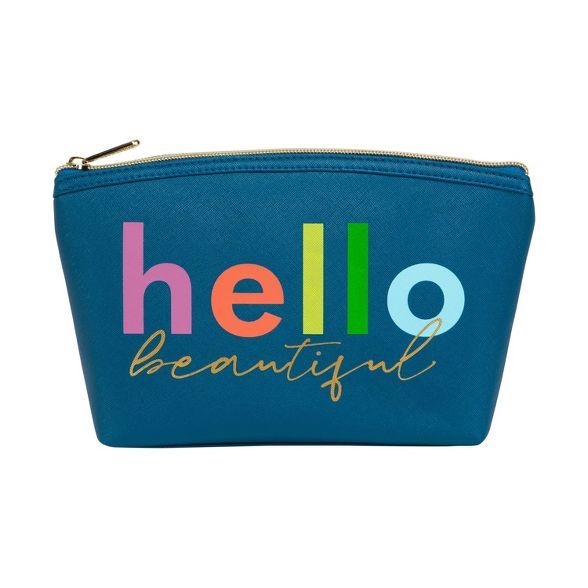 Ruby+Cash Zip Cosmetic Pouch - Hello Beautiful | Target
