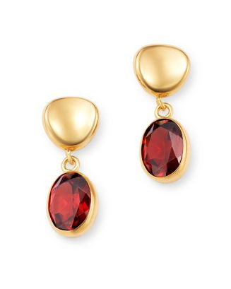 Garnet Oval Drop Earrings in 14K Yellow Gold - Exclusive | Bloomingdale's (US)