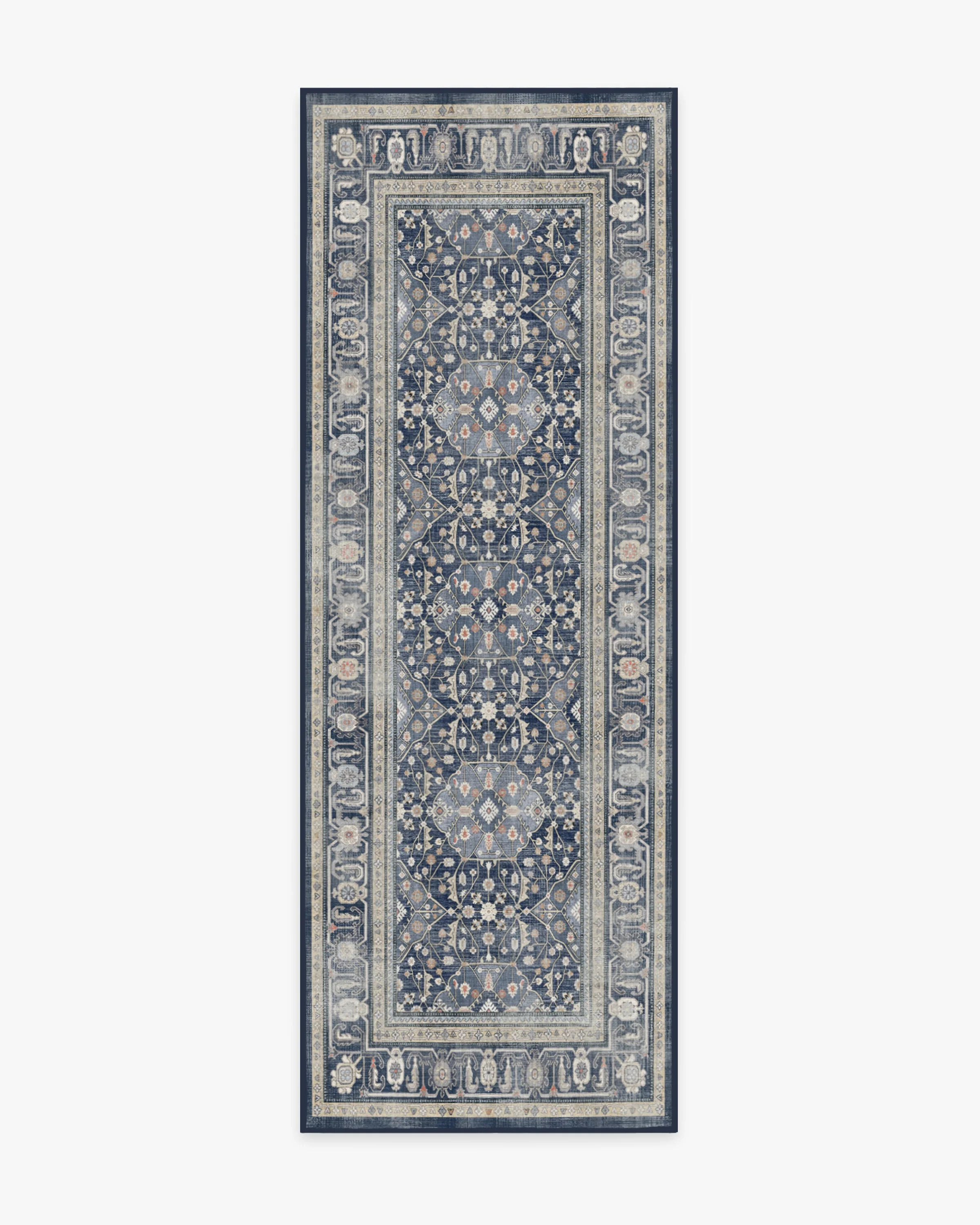 Alessia Dusk Blue Flatwoven Rug | Ruggable