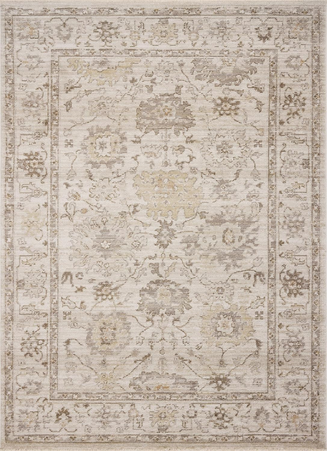 Loloi Magnolia Home by Joanna Gaines Pace Collection PAC-01 Natural/Stone 7'-10" x 10' Area Rug | Amazon (US)