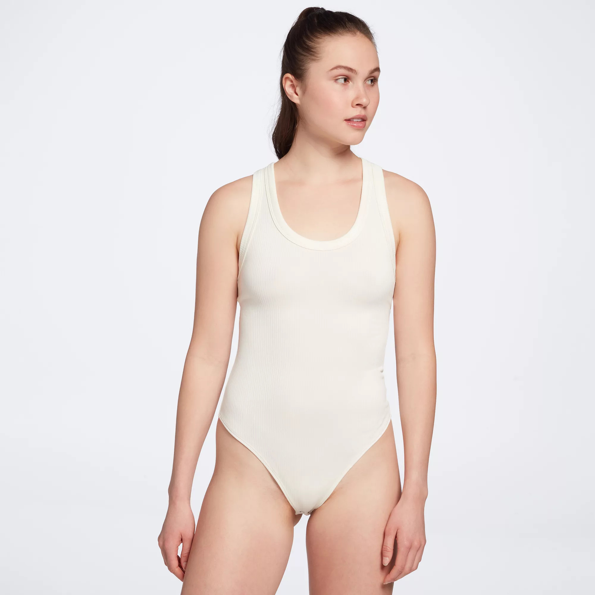 CALIA Women's Cross Back Bodysuit, XS, Unbleached | Dick's Sporting Goods
