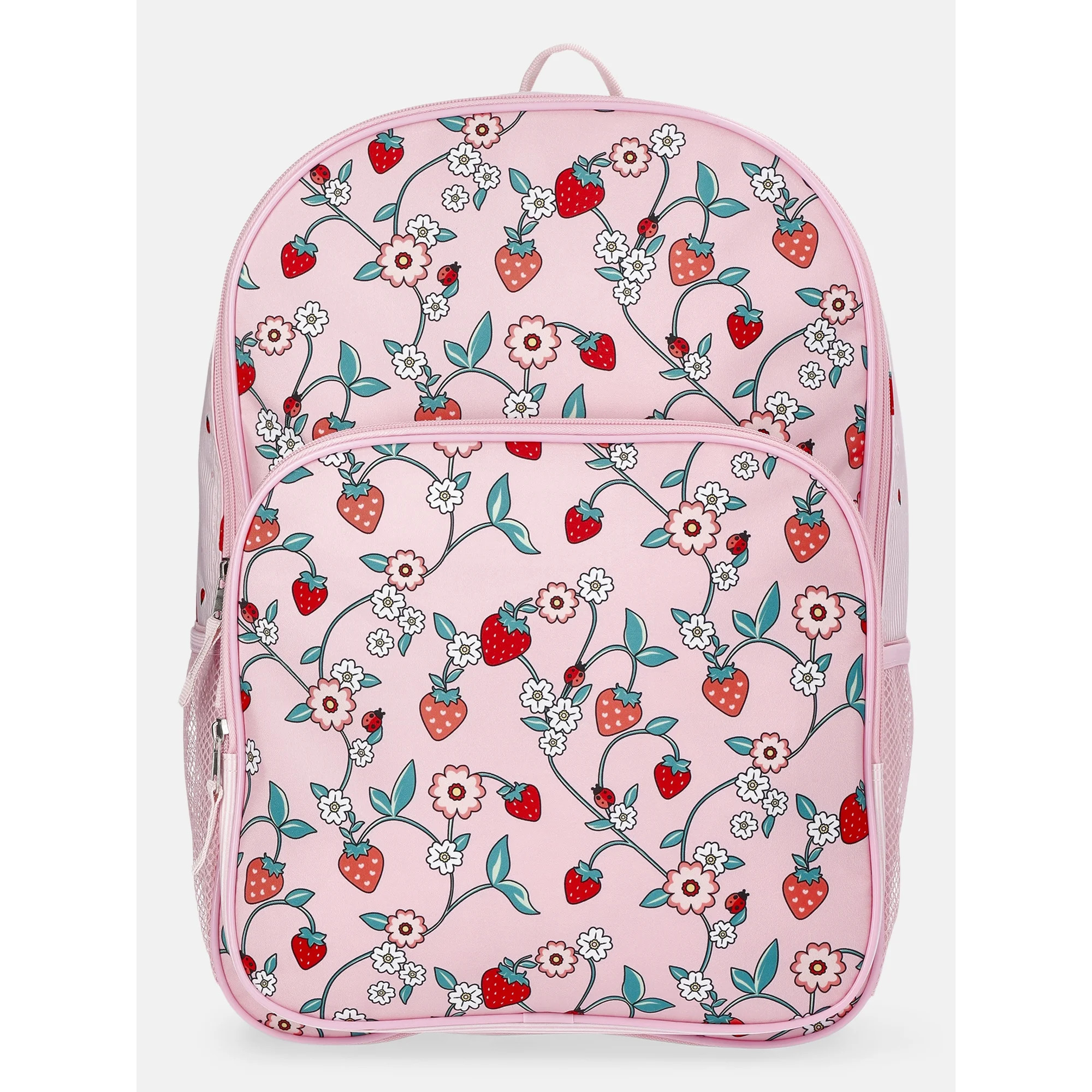 Wonder Nation Kids' 17" Berry Patch Backpack, Pink | Walmart (US)