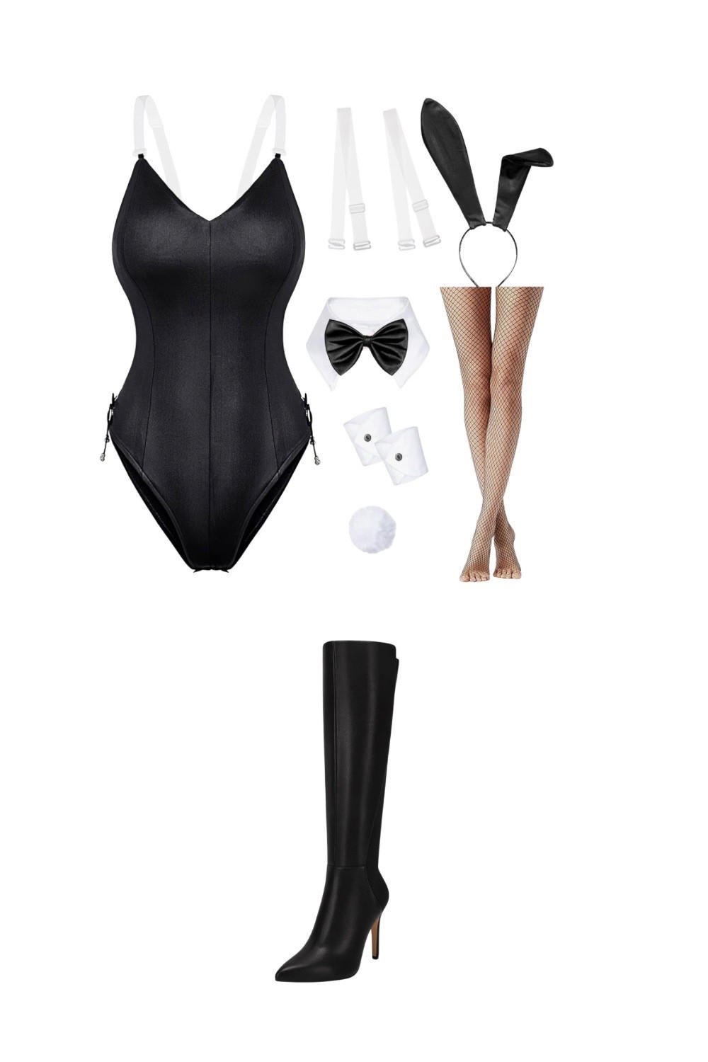 Halloween
Turn heads with this sleek black bunny costume featuring a satin bodysuit, bunny ears, fishnet stockings, and knee-high boots. Ideal for Halloween, themed events, or bold costume parties. 🖤🐰 #BunnyCostume #HalloweenOutfit #PartyLook #CostumeInspo #CosplayStyle


#LTKHalloween #LTKSeasonal #LTKStyleTip