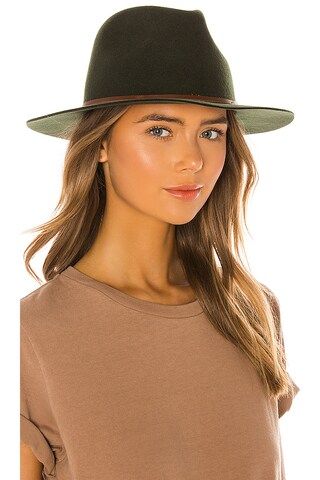 Brixton Wesley Fedora in Moss from Revolve.com | Revolve Clothing (Global)
