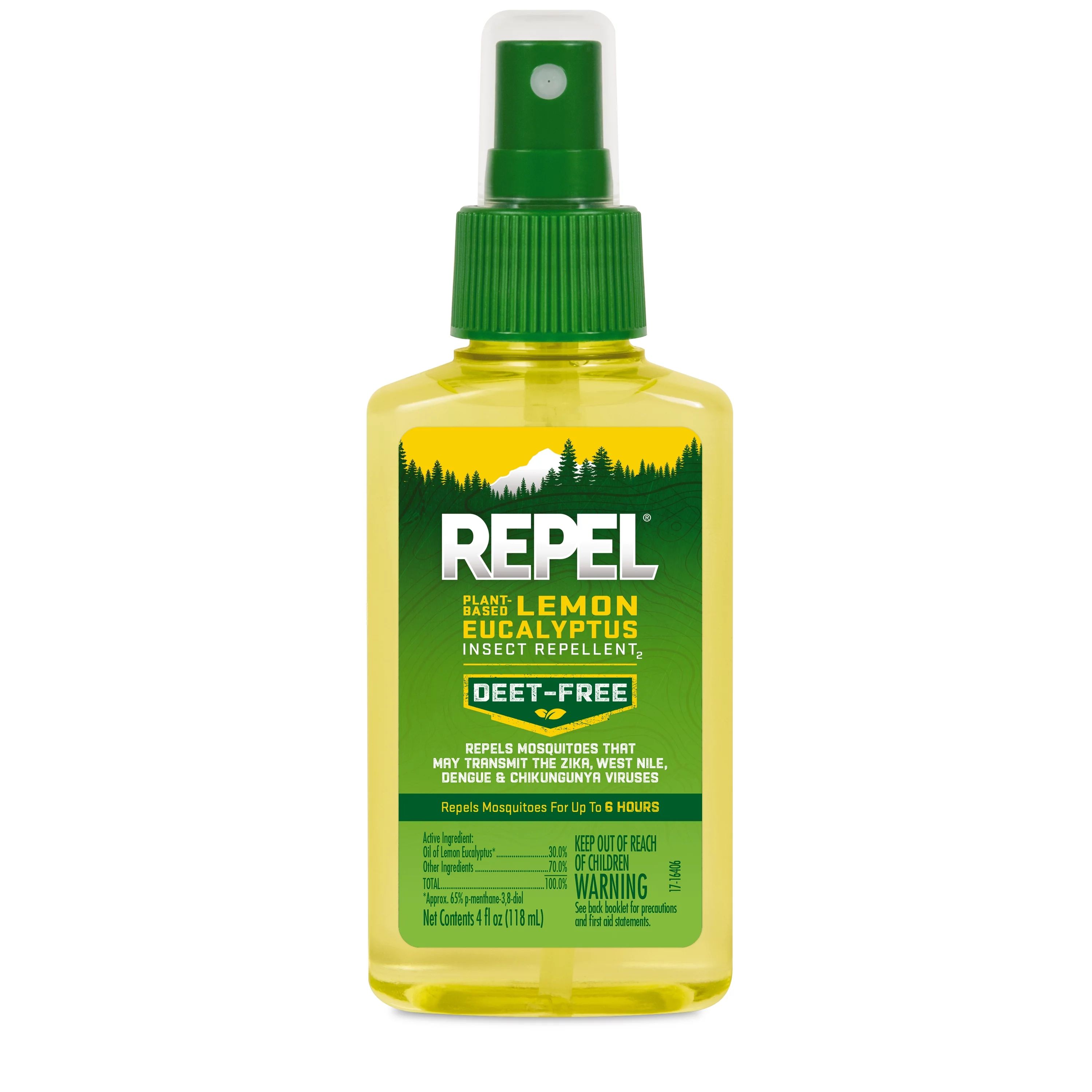 Repel Plant-Based Lemon Eucalyptus Insect Repellent 4 Ounces, Repels Mosquitoes Up To 6 Hours - W... | Walmart (US)