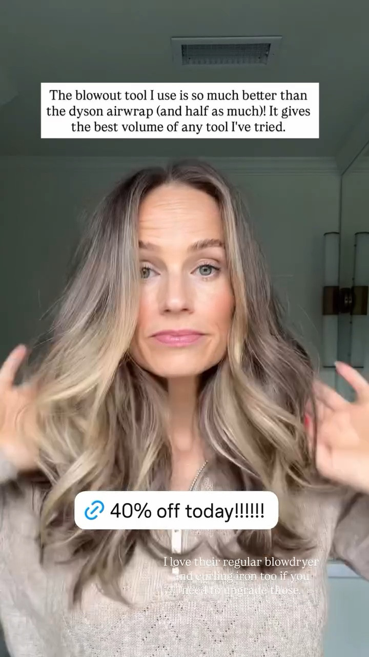 This blowout tool is better than the Dyson and half the price! It leaves me with the best volume. I love their regular blowdryer and curling iron too if you need to upgrade those.

#LTKSaleAlert #LTKselfcare #LTKBeauty