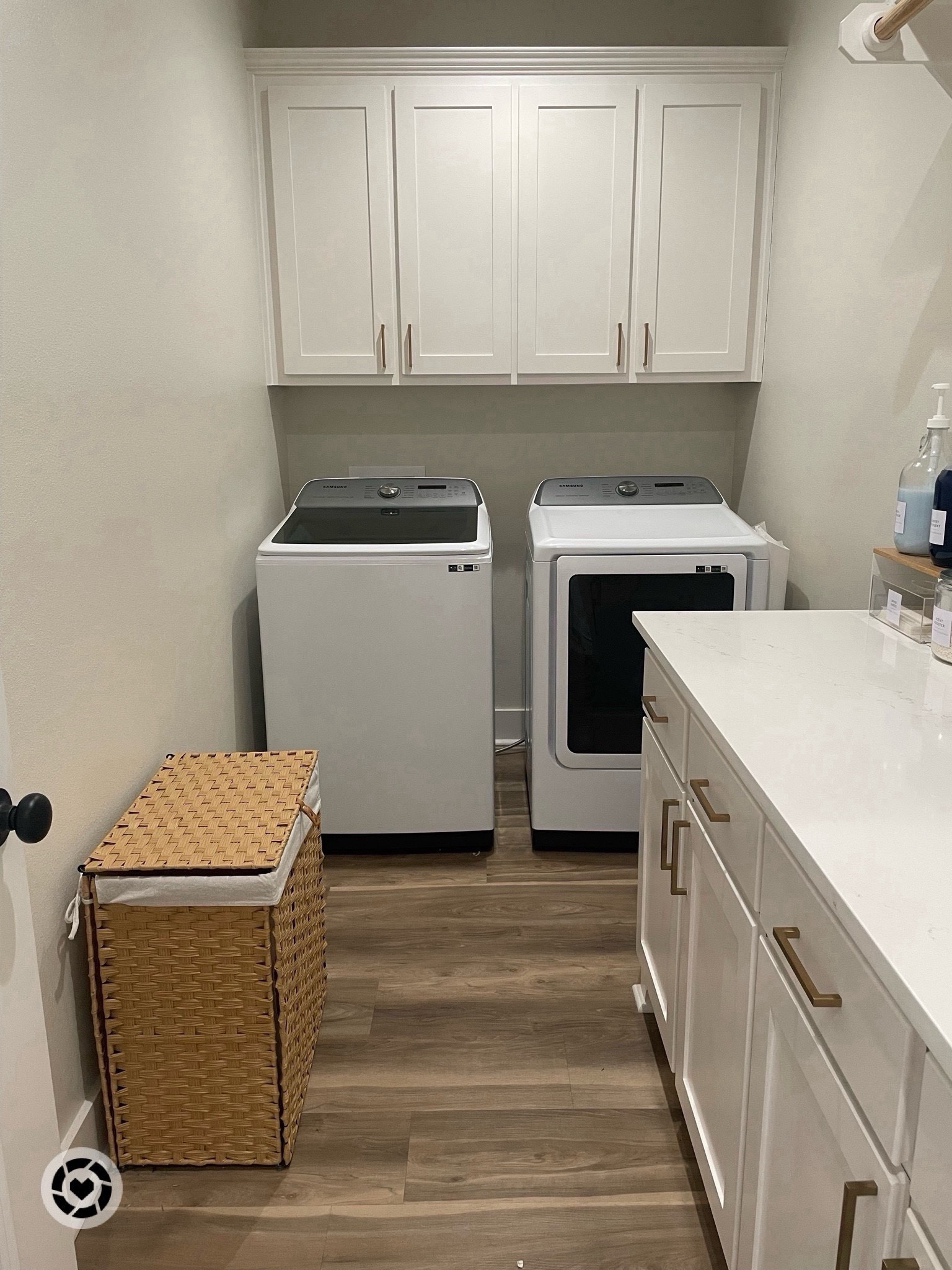 laundry room design 🤍☁️✨

#laundryroom #washer #dryer #homedesign

#LTKU #LTKHome