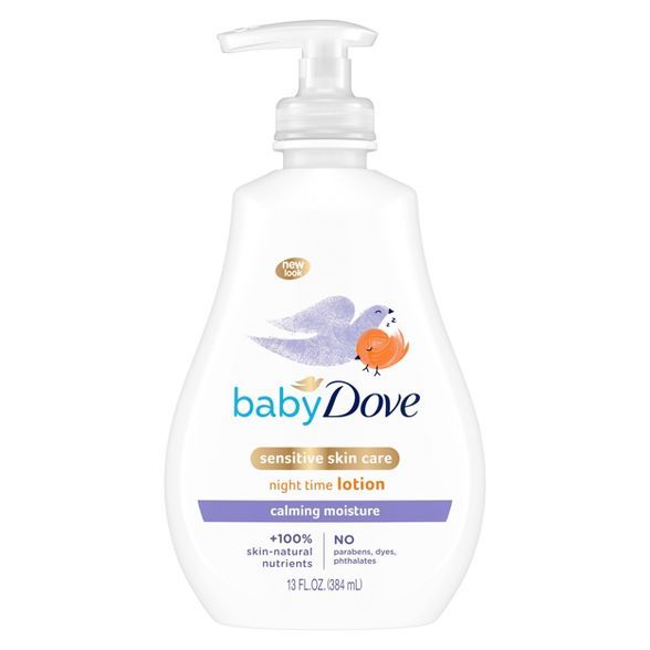 Baby Dove Calming Nights Warm Milk & Chamomile Calming Scent Night Time Lotion - 13oz | Target