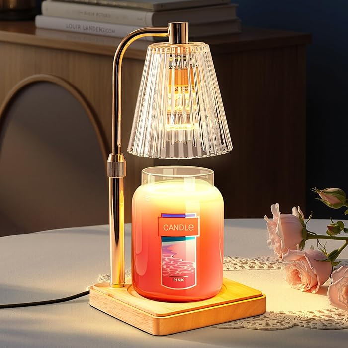 Marycele Candle Warmer Lamp with Timer for Yankee Candles, Adjustable Height Wax Melt Warmer, Bir... | Amazon (US)