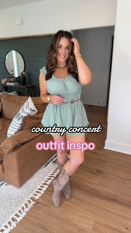 Romper — small
Belt — small

country concert outfit | western outfit | Nashville outfit | amazon romper | tecovas Annie boots | western boots | cowgirl boots | western style | silver chain belt | Nashville style 


#LTKShoeCrush #LTKFindsUnder100 #LTKStyleTip