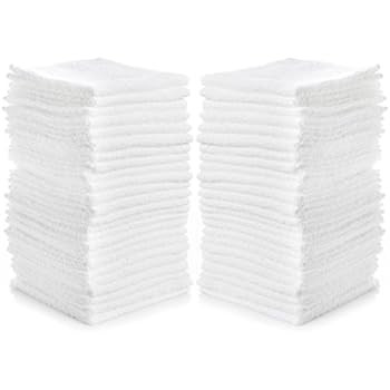Simpli-Magic 79078 Cotton Washcloths (Pack of 24), Size: 12” x 12” | Amazon (US)