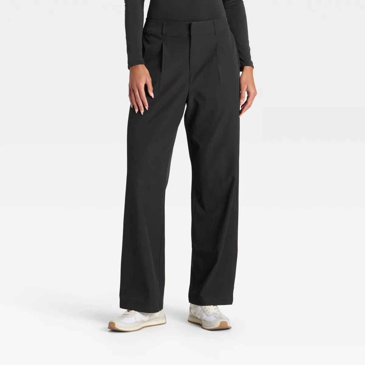 Women's Active Light Woven High-Rise Trouser Pants - All In Motion™ | Target