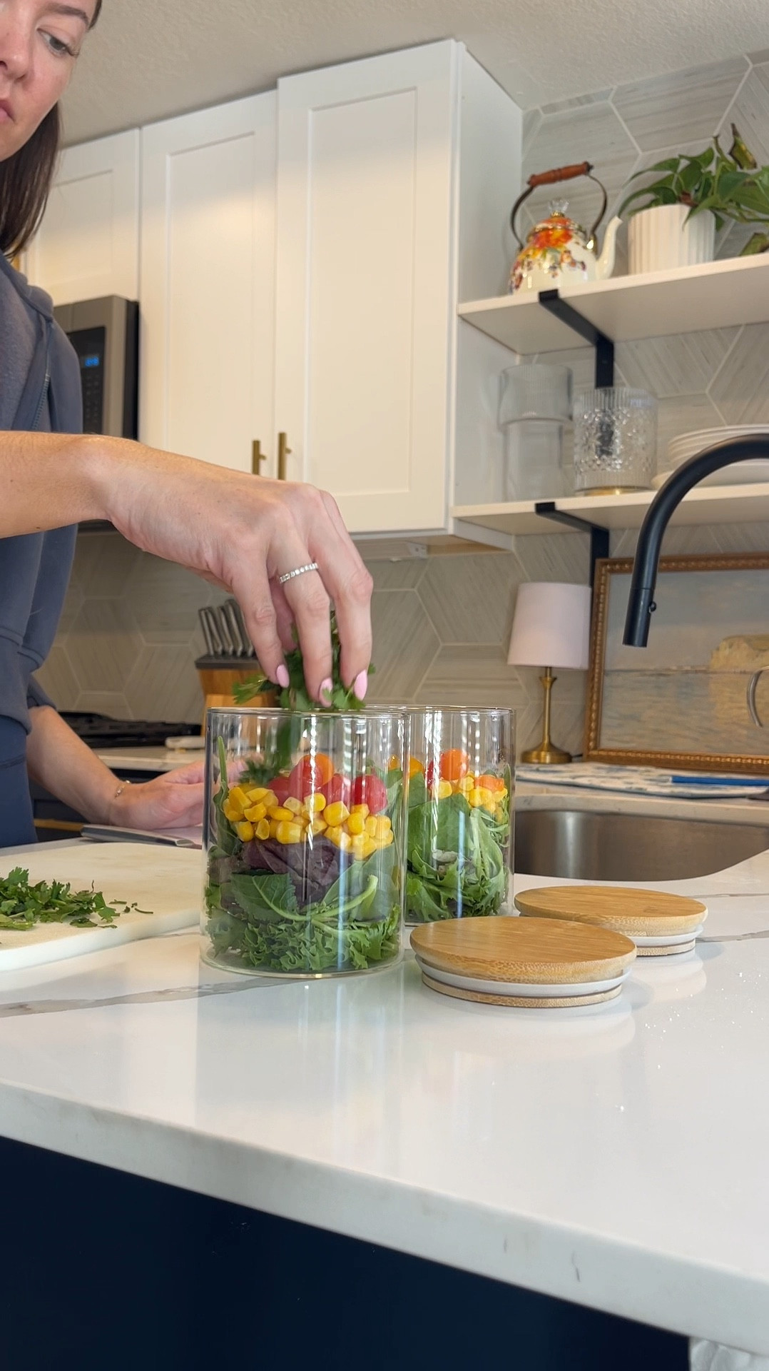 My easy lunch hack! I love making salads, power bowls, and pasta salads ahead of time in these glass jars to easily grab & go during lunchtime through the week. Mine are 24oz and I’m linking several similar options!

#LTKActive #LTKHome #LTKFindsUnder50
