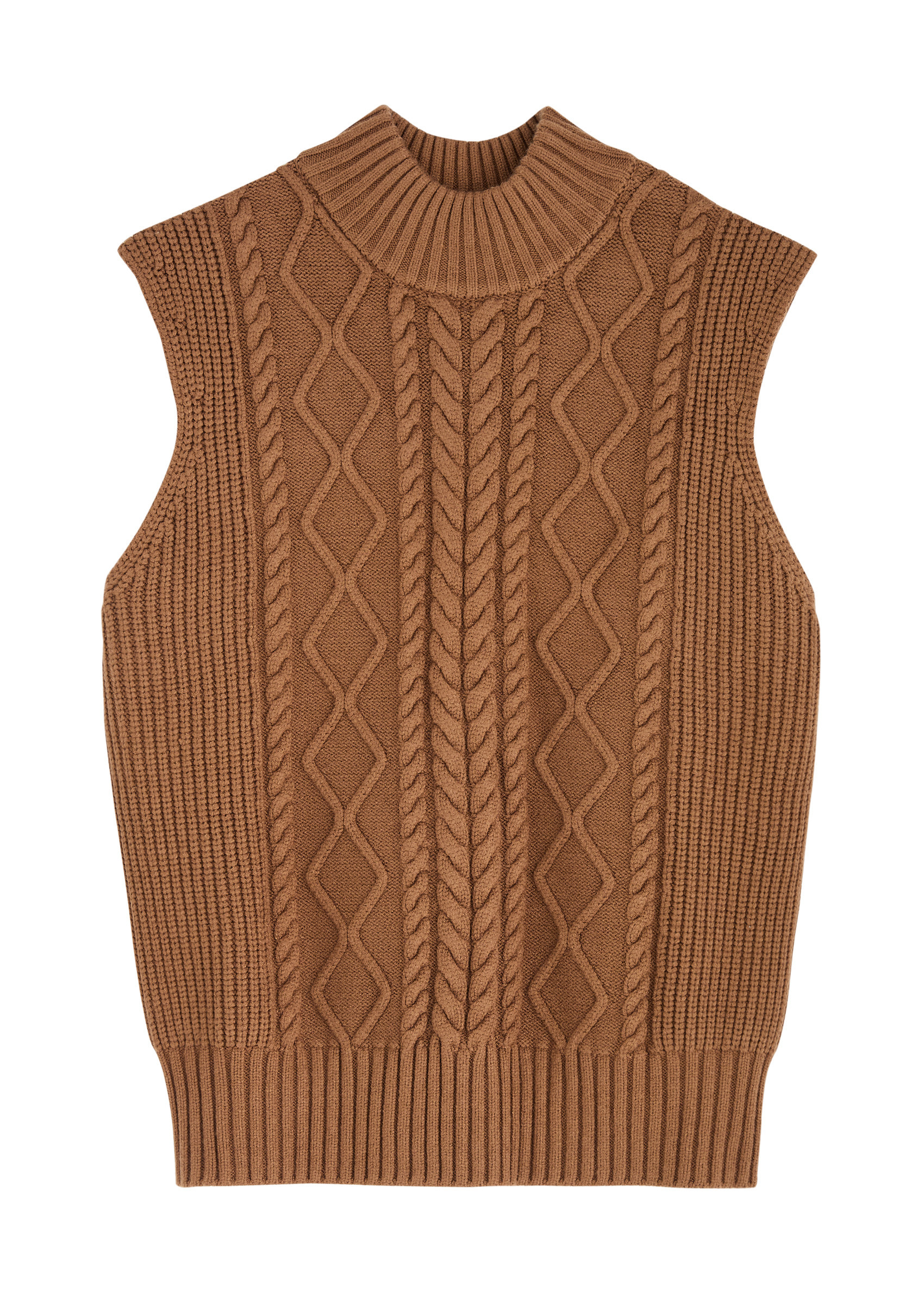 Joilette cable-knit vest | Harvey Nichols