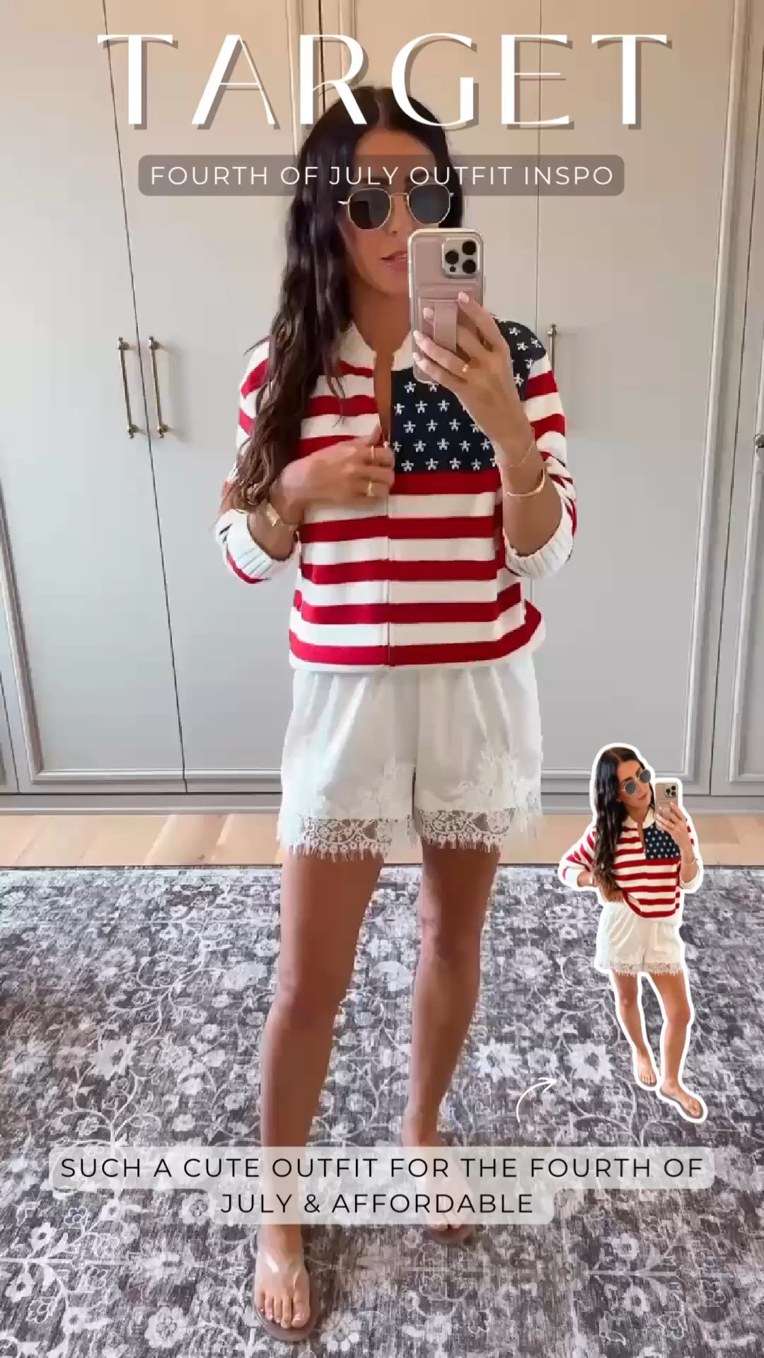 Sized up to a medium in the sweater! Perfect for fourth or July. 

@Target 
#TargetPartner #Sponsored

#LTKootd #LTKgrwm #LTKSaleAlert