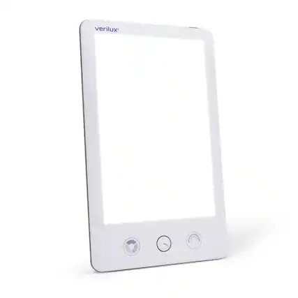 Verilux - HappyLight Luxe LED Light Therapy Lamp, 53 sq. in. Lens Size - Bright White | Best Buy U.S.