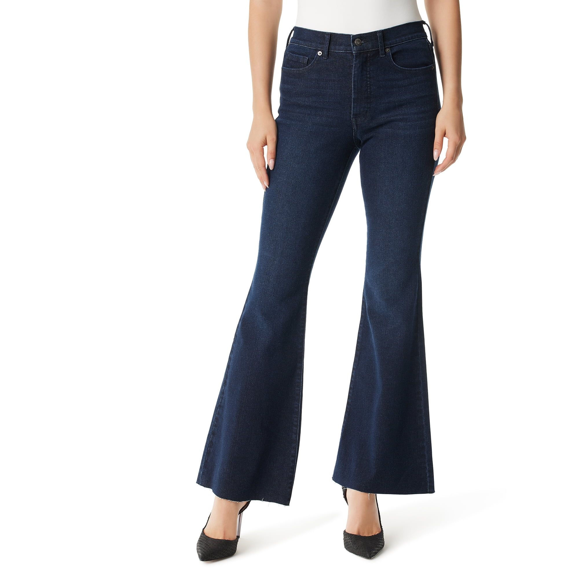 Jessica Simpson Women's and Women's Plus Daisy Fitted Flare Jeans | Walmart (US)