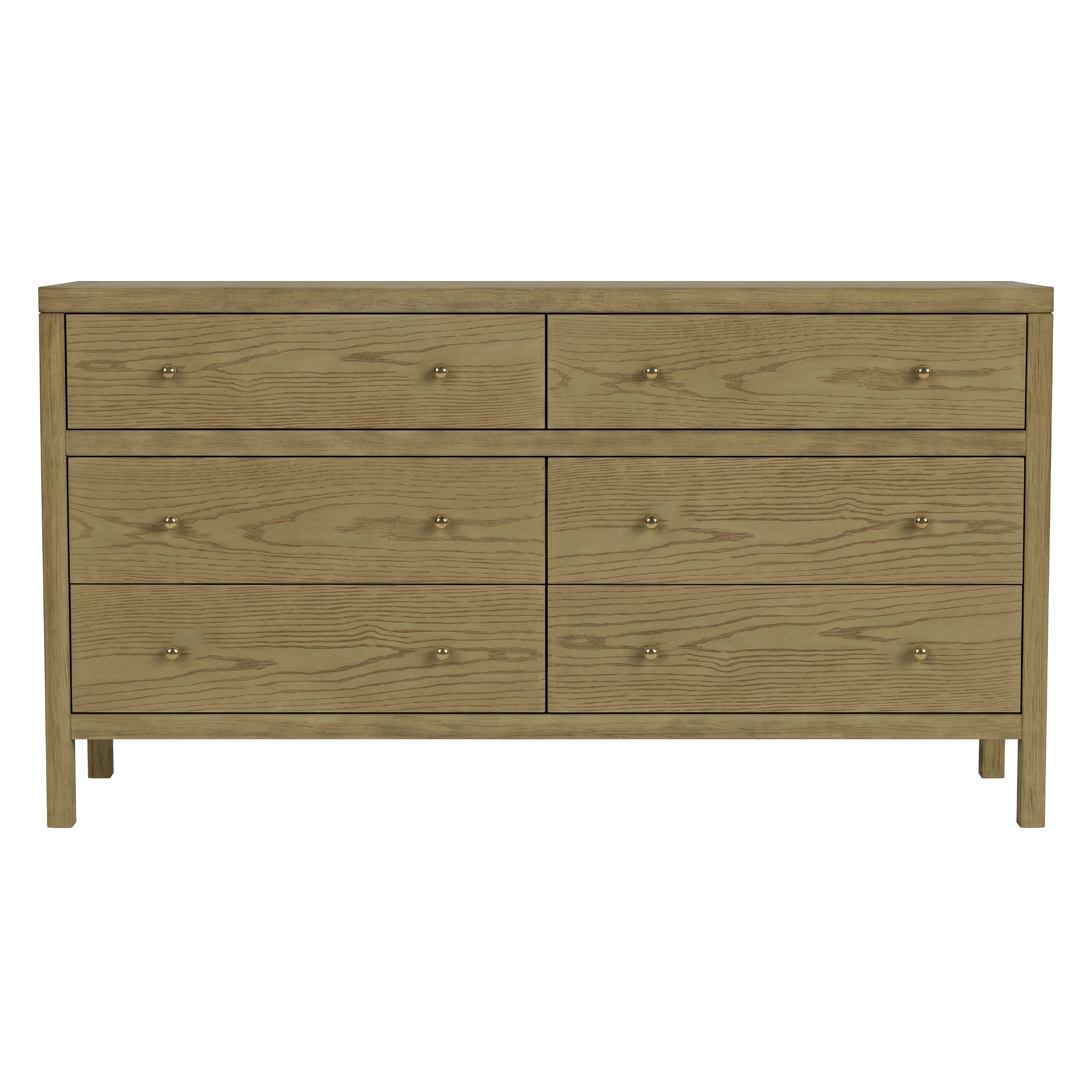 Celine 6 Drawer 60" W Double Dresser | Joss & Main