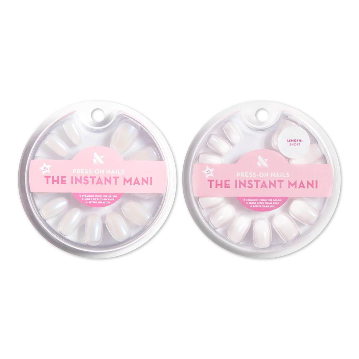 Olive & June Press-On Nails - Neutral Pack - Pink Goldfish/CCT Gradient - 84ct | Target
