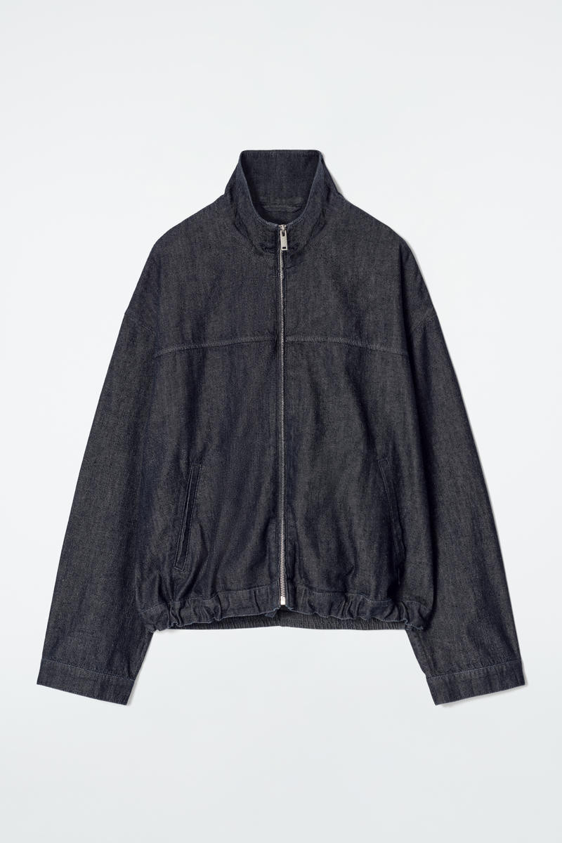 Oversized Denim Bomber Jacket | COS UK