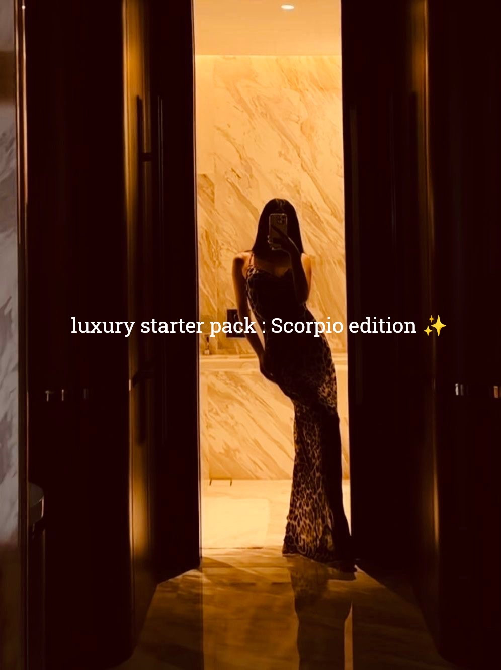 ♏ Scorpio • private luxury 🥀✨

Colors: black, burgundy, espresso
Energy: magnetic, mysterious, intense

• candle - for slow evenings, dim lighting & creating a space nobody else gets access to
• signature scent - something warm, expensive & unforgettable that lingers after you leave
• body ritual - deep hydration, silky skin & taking care of yourself in private first
• beauty essential - soft glow, blurred skin & makeup that looks effortless but intentional
• lifestyle piece - a satin robe, low lighting & routines that feel like your own little secret

Scorpio luxury isn’t loud.
It’s disappearing for the evening, romanticizing your routine, protecting your peace & becoming unforgettable without explaining yourself ✨

#LTKdayinmylife #LTKmorningroutine #LTKselfcare
