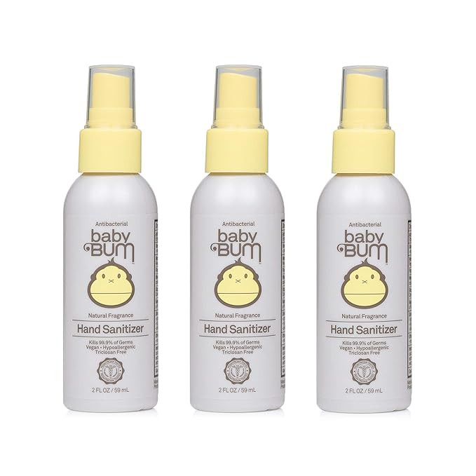 Baby Bum Hand Sanitizer - Antibacterial Spray - Natural Fragrance Non-Drying Coconut and Aloe For... | Amazon (US)