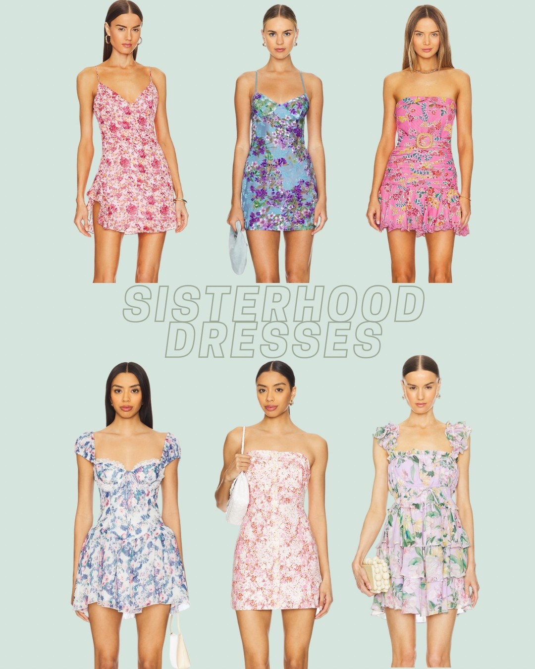 RUSH DRESSES 
SISTERHOOD ROUND 