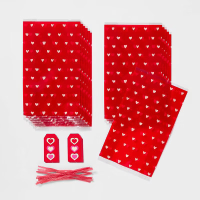 Valentine's Day Giveaways Cello Bag Red - Spritz™ | Target