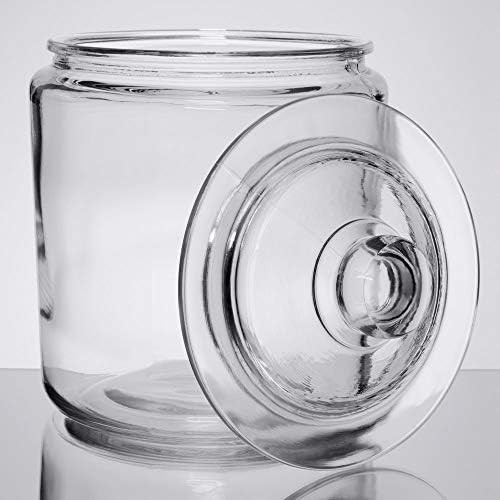 AMZ Empire 1 Gallon Glass Jar With Glass Lid, Set With Disposable Tong, Old Fashioned Clear Glass La | Amazon (US)