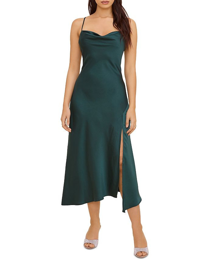 Strappy Cowl Neck Slip Dress | Bloomingdale's (US)