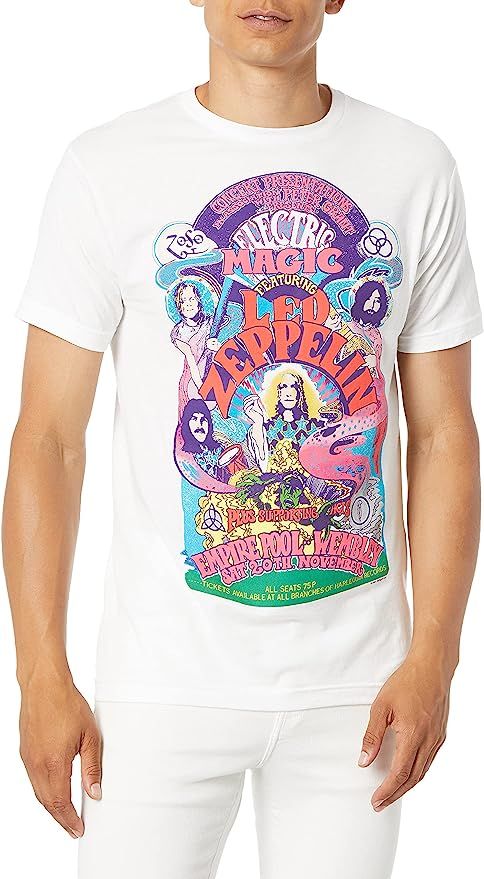 Led Zeppelin Men's Electric Magic T-Shirt | Amazon (US)