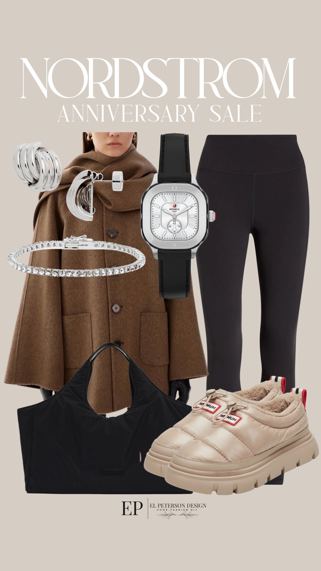 Nordstrom Anniversary Sale
Leggings
Jacket
Boots
Purse
Bracelet 
Watch
Earrings

#LTKSaleAlert