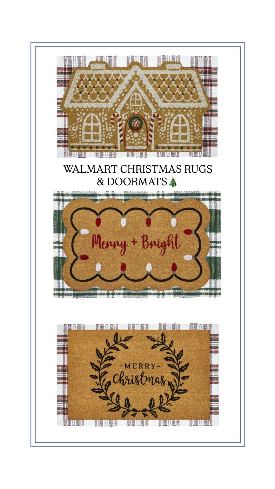 New Christmas rugs & & doormats at Walmart!

#LTKSeasonal #LTKHome