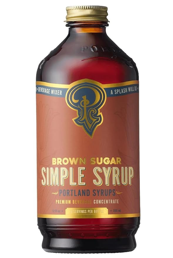Portland Syrups - Brown Sugar Simple Syrup - Drink Mix for Exceptional Cocktails, Mocktails, Coff... | Amazon (US)