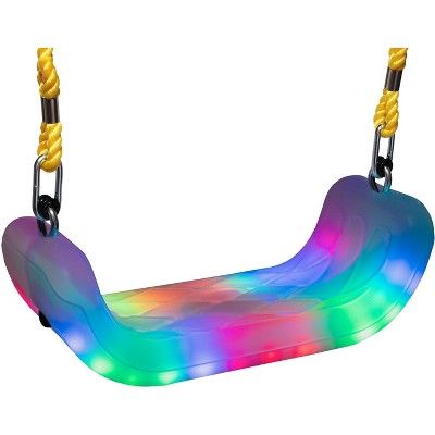 XDP Recreation XDP-75115 Firefly Outdoor LED Kids Tree Swing with Non Slip Seat, Motion Activated... | Target