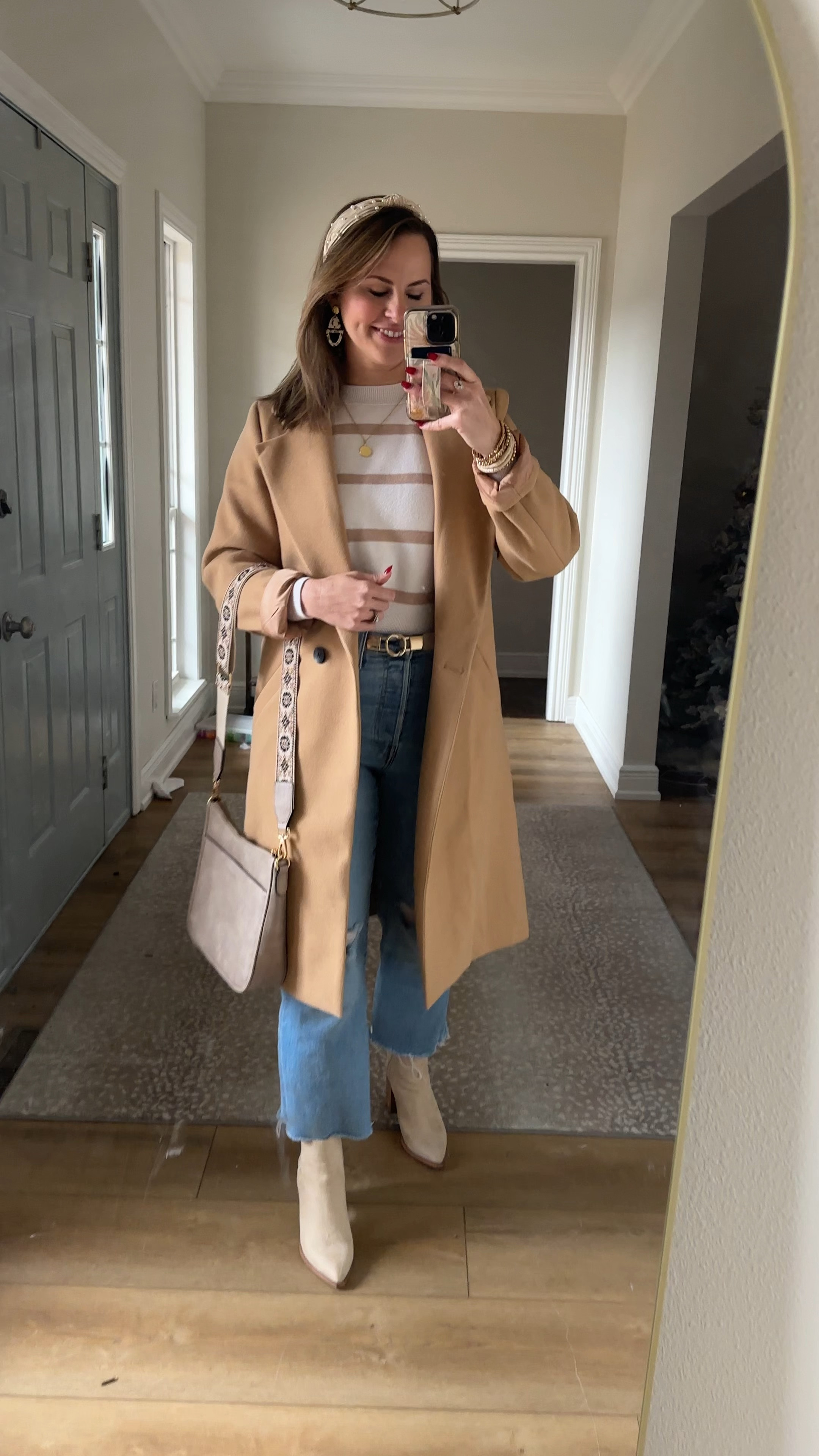 Casual but elevated everyday outfit for winter. 

When you find yourself accidentally twinning with @thesisterstudioig Jen reed, you know you’re on the right track! 😘 the viral coat we are wearing is on sale on Amazon!! 👏🏼 

Love how versatile this wool coat is! Can be dressed up with boots and a sweater—casual with sneakers and a hat— or even with a dress for a winter wedding!  



#LTKWatchNow #LTKSeasonal #LTKSaleAlert