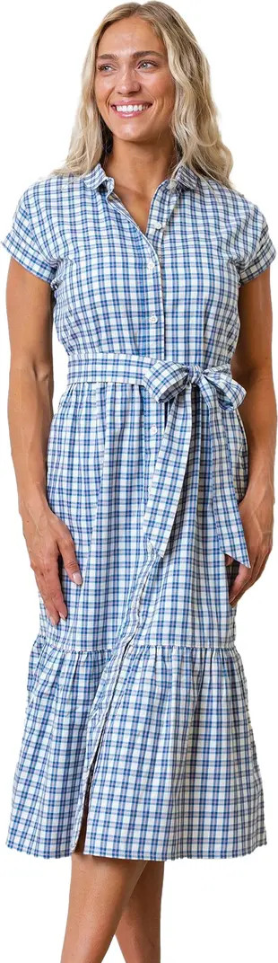 Hope & Henry Women's Organic Button Front Midi Dress | Nordstrom | Nordstrom