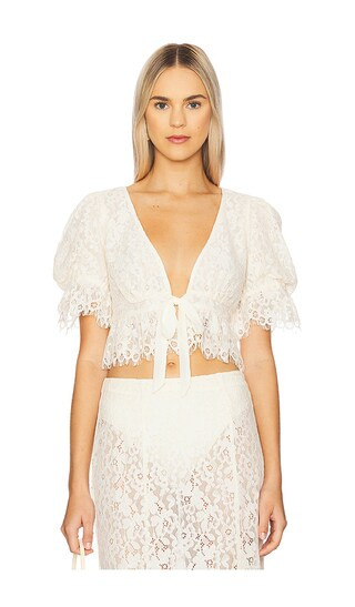 Wayla Top in Gardenia | Revolve Clothing (Global)