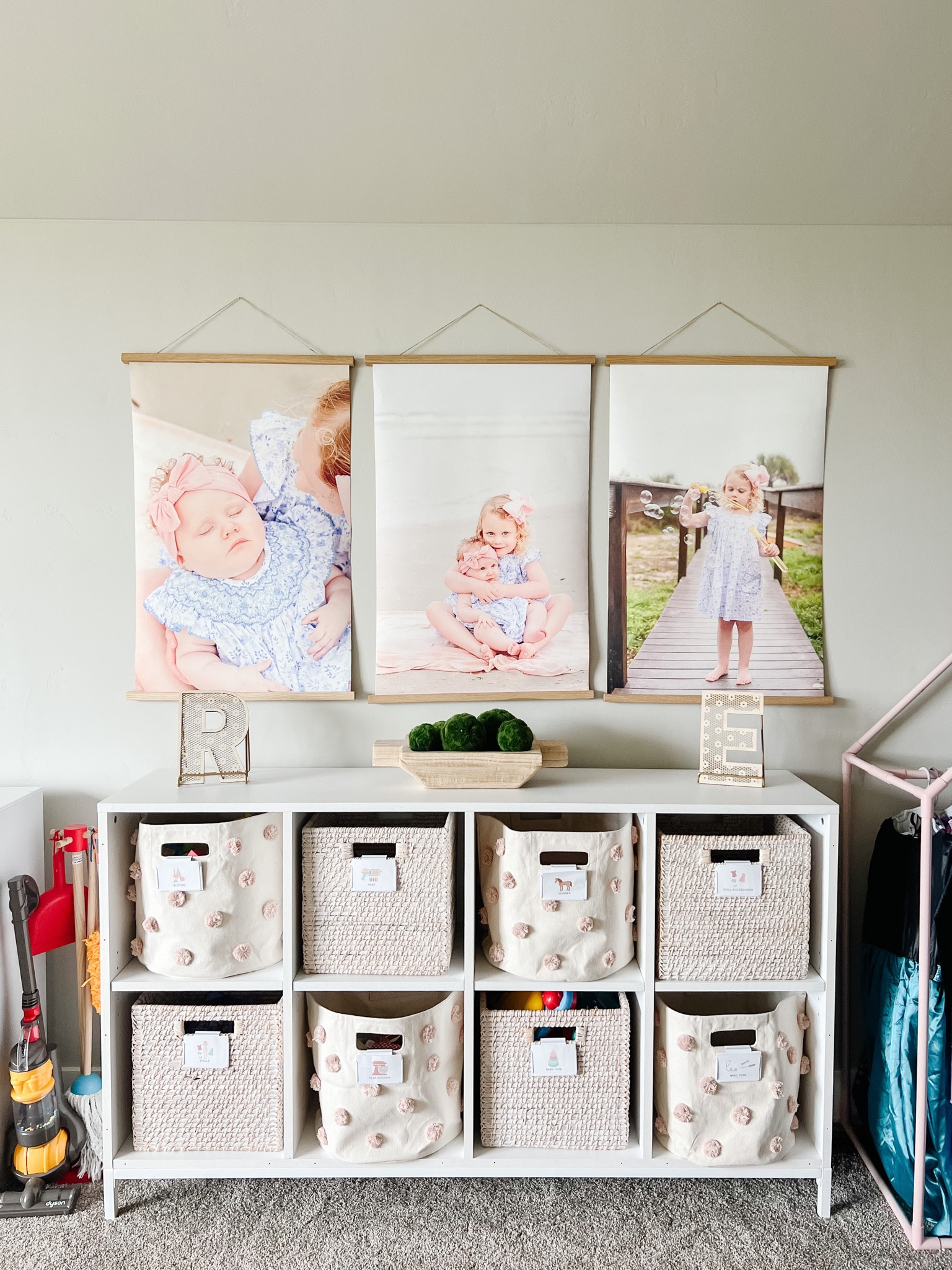 Playroom Decor - Playroom Furniture - Playroom Inspiration - Canvas Photos - Playroom storage - toy storage 

#LTKkids #LTKhome