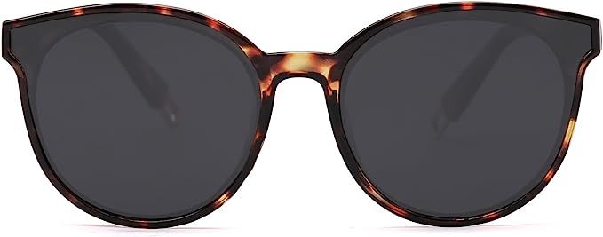 SOJOS Fashion Round Sunglasses for Women Men Oversized Vintage Shades SJ2057 | Amazon (US)