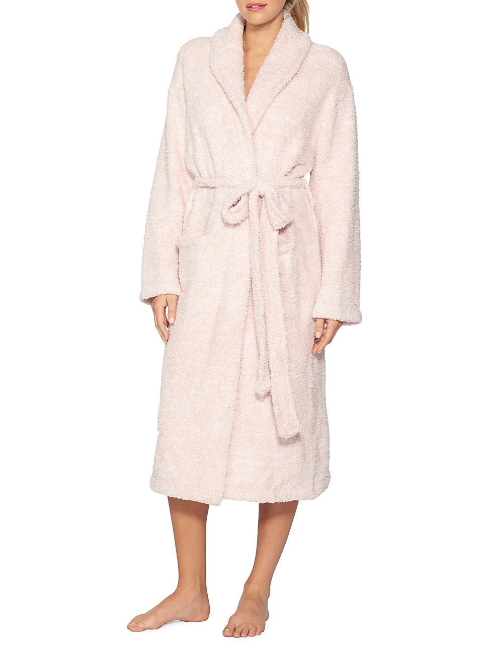 Women's The CozyChic Heathered Robe - Heathered Dusty Rose - Size Large | Saks Fifth Avenue