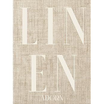 Linen Adorn: Photographed Linen Decor Book For Decorative Display | Thick Spine For Visual Statem... | Amazon (US)