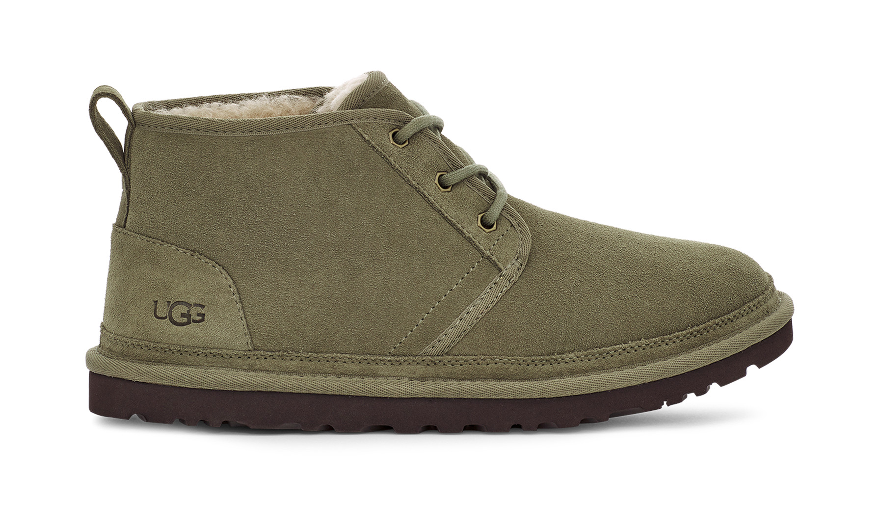 UGG Neumel Leather Shoes Chukka Boots in Green, Size M 15/W 16 | UGG (US)