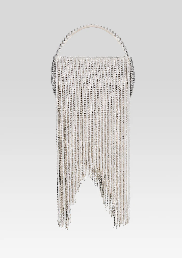 Estel Small Pearl Fringe Bag | Retrofete