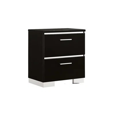 1Pc Nightstand Bedside Table W USB Charger Bedroom Furniture | Wayfair North America